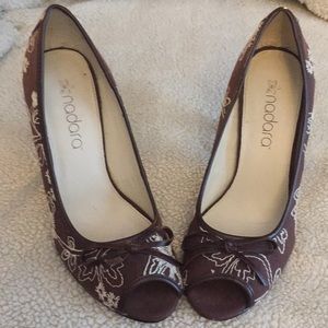 Nadara 4in Peep Toe Heels